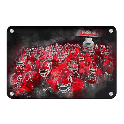 Georgia Bulldogs - Dawg Pound - College Wall Art #Metal