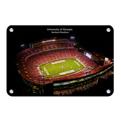 Georgia Bulldogs - University of Georgia Sanford Stadium - College Wall Art #Metal