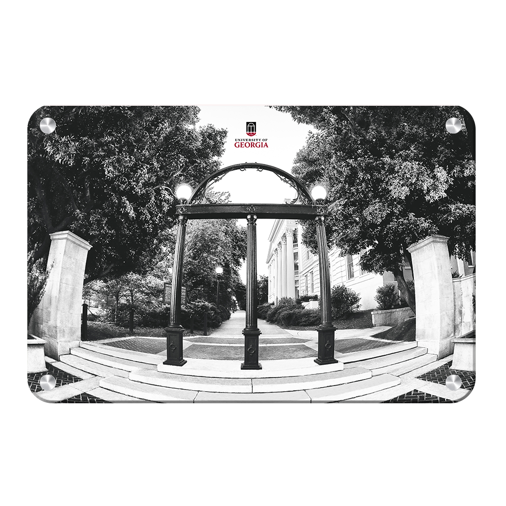 Georgia Bulldogs - Arch B&W - College Wall Art #Canvas