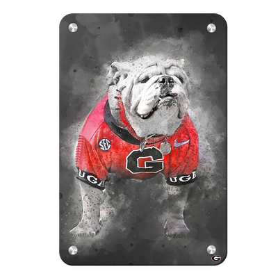 Georgia Bulldogs - The Dawg Painting - College Wall Art #Metal