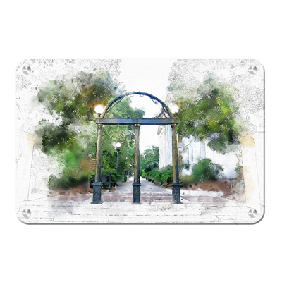 Georgia Bulldogs - Arch Painting - College Wall Art #Metal