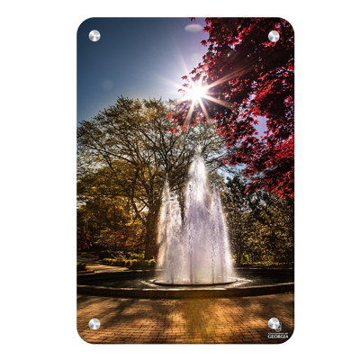 Georgia Bulldogs - The Fountain - College Wall Art #Metal