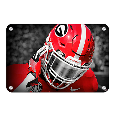 Georgia Bulldogs - Strap It Up UGA - College Wall Art #Metal