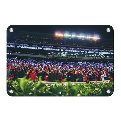 Georgia Bulldogs - Light Up Sanford - College Wall Art #Metal