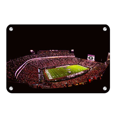 Georgia Bulldogs - Georgia Bulldogs Sanford Lights - College Wall Art #Metal