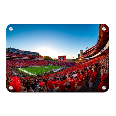 Georgia Bulldogs - Gooooo Georgia - College Wall Art #Metal