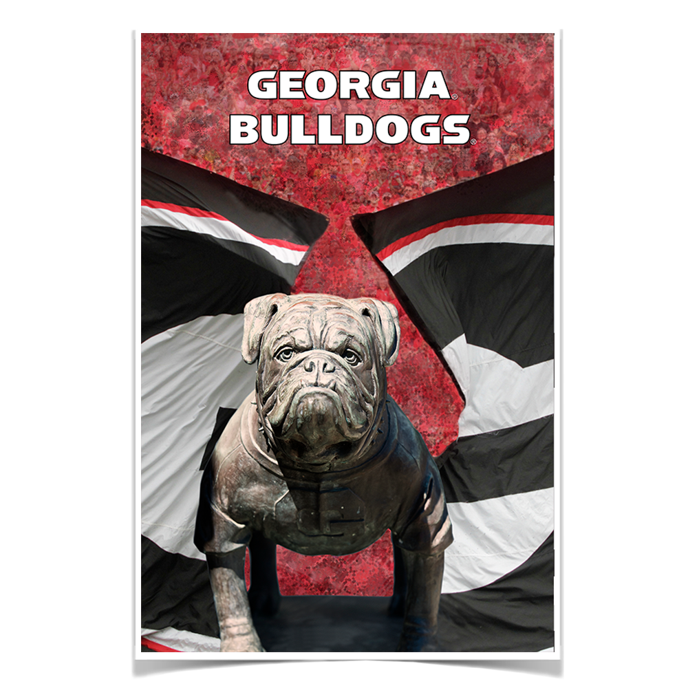 Georgia Bulldogs - Georgia Bulldogs - College Wall Art #Canvas