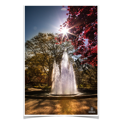 Georgia Bulldogs - The Fountain - College Wall Art #Poster