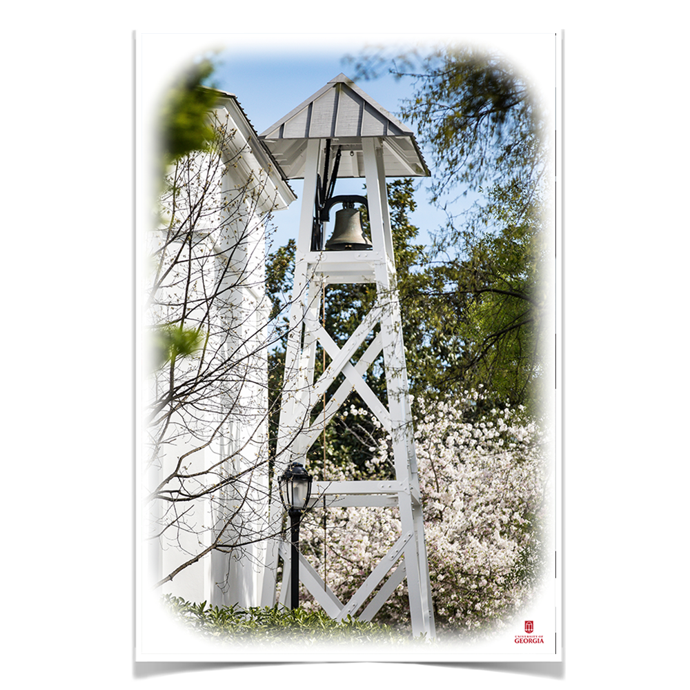 Georgia Bulldogs - Spring Chapel Bell - College Wall Art #Canvas