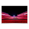 Georgia Bulldogs - Sanford Red Lights End Zone - College Wall Art #Poster