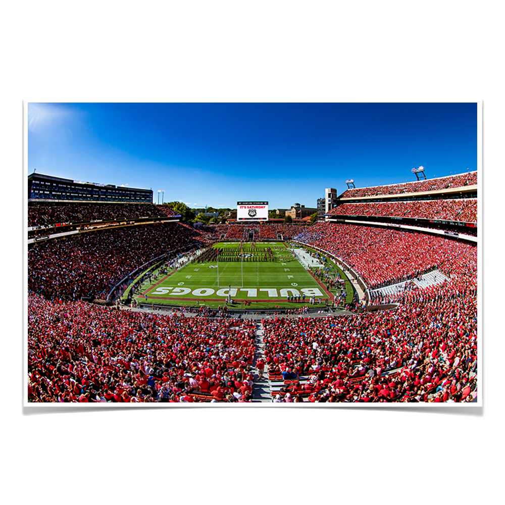 Georgia Bulldogs - It's Saturday - College Wall Art #Canvas