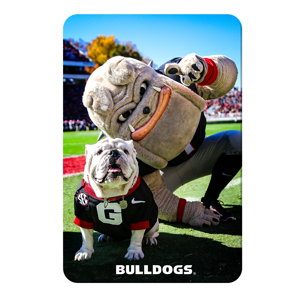 Georgia Bulldogs - Uga & Hairy the Dawg - College Wall Art #Canvas