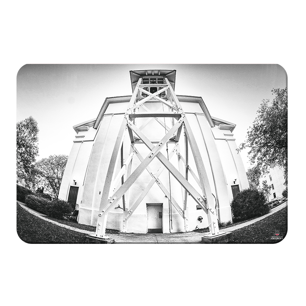 Georgia Bulldogs - Chapel Bell B&W - College Wall Art #Canvas