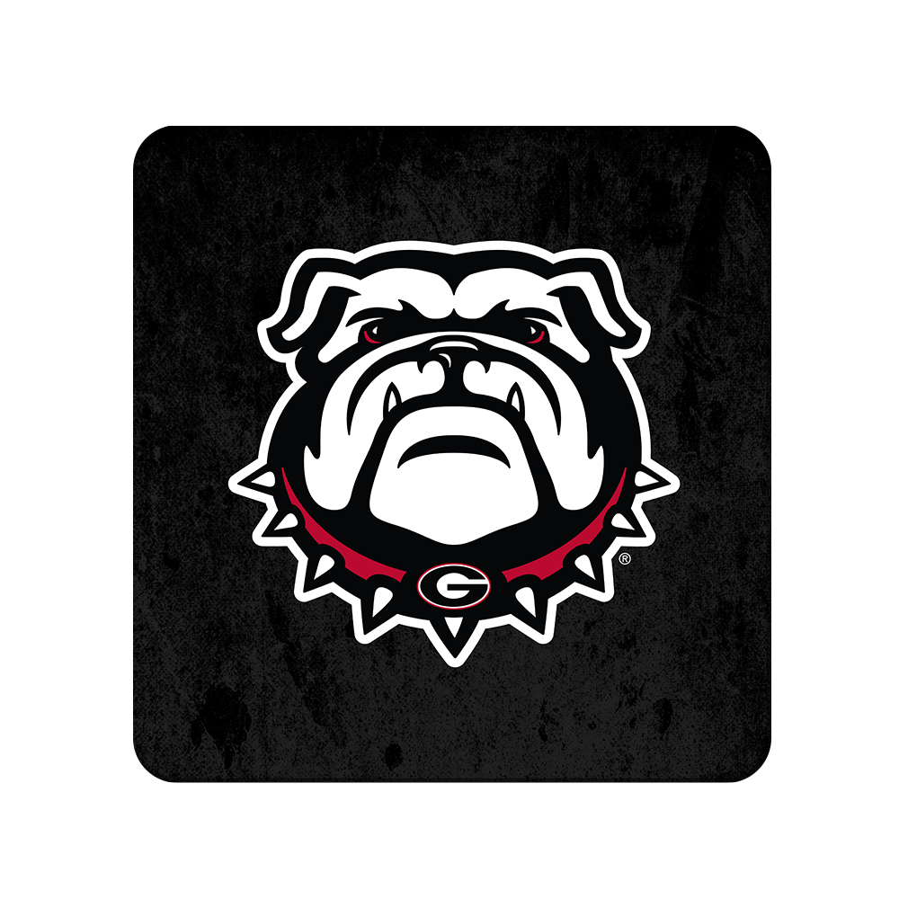 Georgia Bulldogs - Bulldog on Black - College Wall Art #Canvas