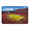 Georgia Bulldogs - It's Saturday in Athens - College Wall Art #PVC