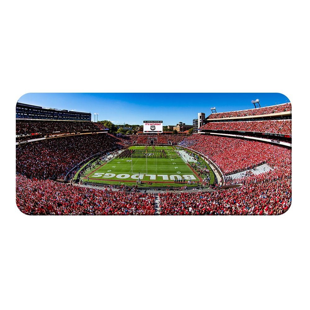 Georgia Bulldogs - It's Saturday Panoramic - College Wall Art #Canvas