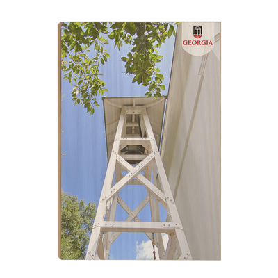 Georgia Bulldogs - Chapel Bell Tower - College Wall Art #wood