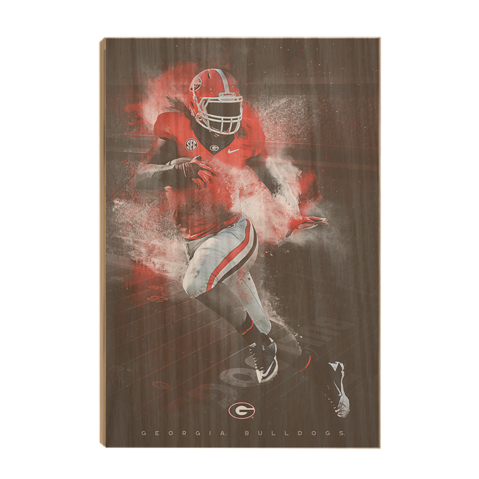 Georgia Bulldogs - UGA Football - College Wall Art #Canvas