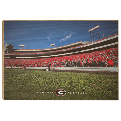 Georgia Bulldogs - Georgia Football - College Wall Art #Wood