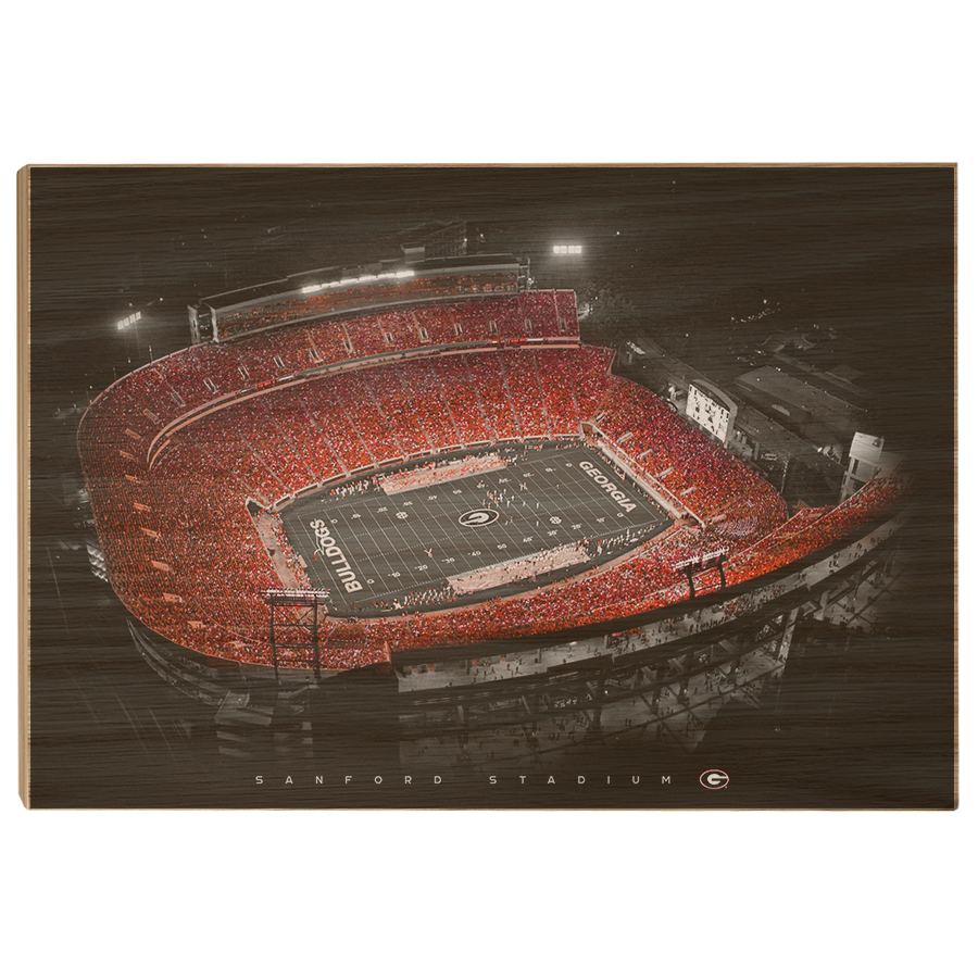 Georgia Bulldogs - UGA Sanford Stadium - College Wall Art #Canvas