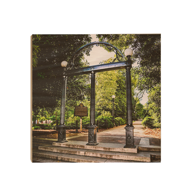 Georgia Bulldogs - The Arch - College Wall Art #Wood