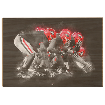 Georgia Bulldogs - Big Dawgs - College Wall Art #Wood