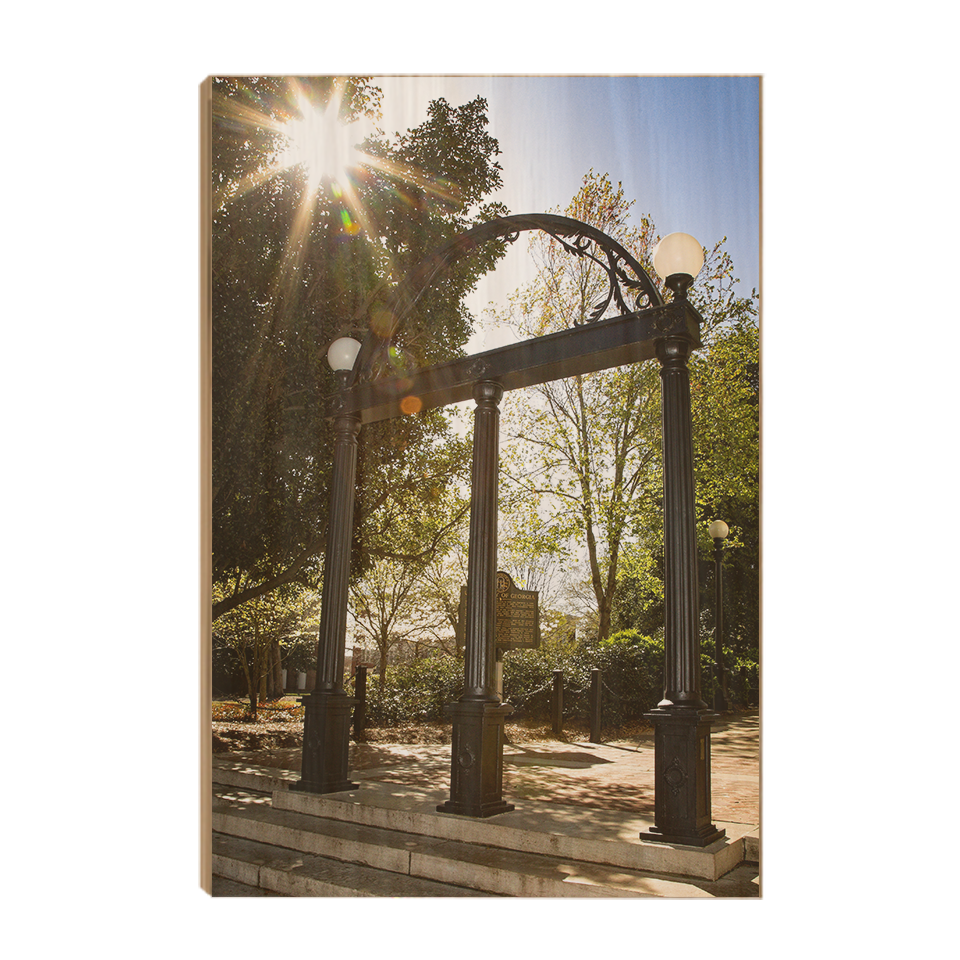 Georgia Bulldogs - Sunshine Arch - College Wall Art #Canvas