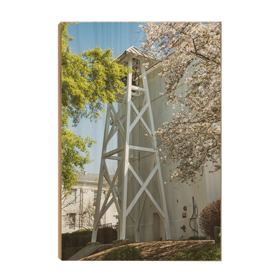 Georgia Bulldogs - Spring Bell Tower - College Wall Art #Wood