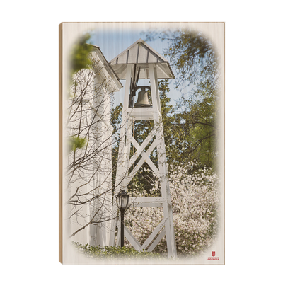 Georgia Bulldogs - Spring Chapel Bell - College Wall Art #Wood