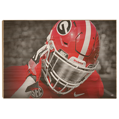 Georgia Bulldogs - Strap It Up UGA - College Wall Art #Wood