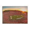 Georgia Bulldogs - Sanford Stadium Sunset - College Wall Art #Wood