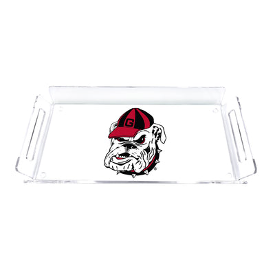 Georgia Bulldogs - Dawg Graphic Decorative Serving Tray