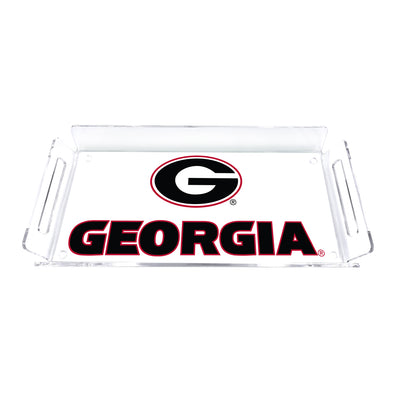 Georgia Bulldogs - G is for Georgia Decorative Serving Tray