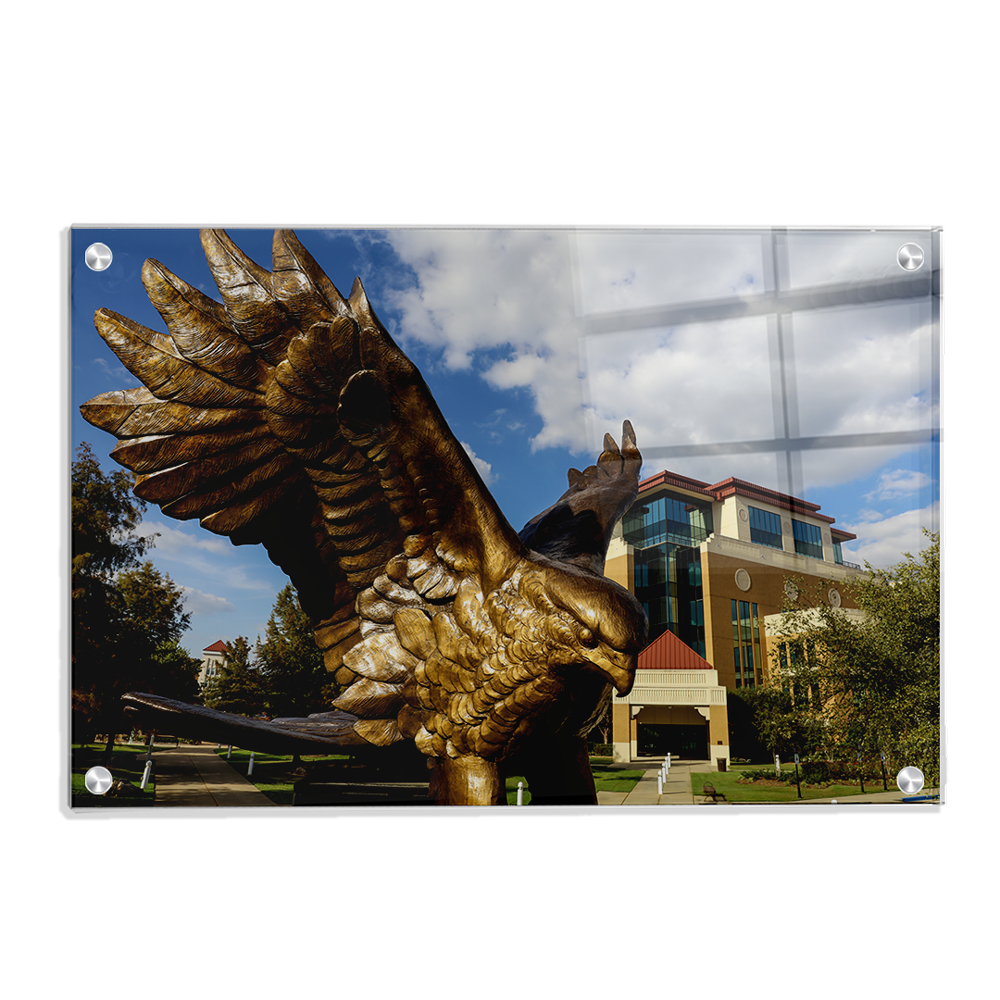 Louisiana Monroe Warhawks - Warhawk Statue - College Wall Art #Canvas