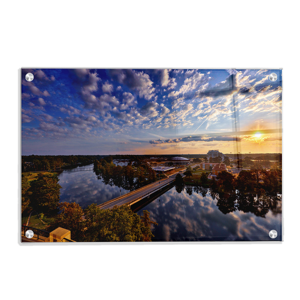 Louisiana Monroe Warhawks - Campus Sunrise - College Wall Art #Canvas