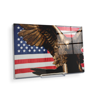 Louisiana Monroe Warhawks - Warhawk Stars and Stripes - College Wall Art #Acrylic Mini