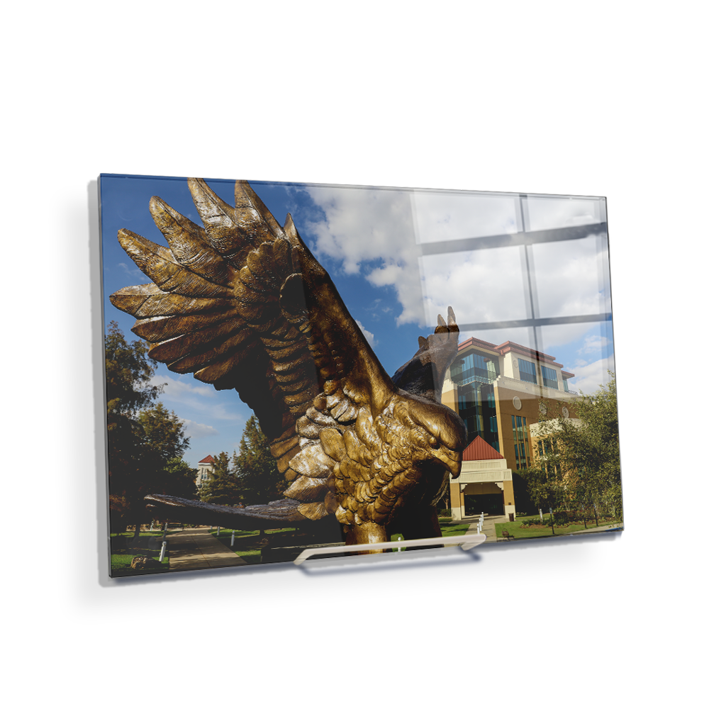 Louisiana Monroe Warhawks - Warhawk Statue - College Wall Art #Canvas