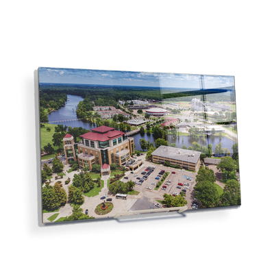 Louisiana Monroe Warhawks - Campus Aerial - College Wall Art #Acrylic Mini