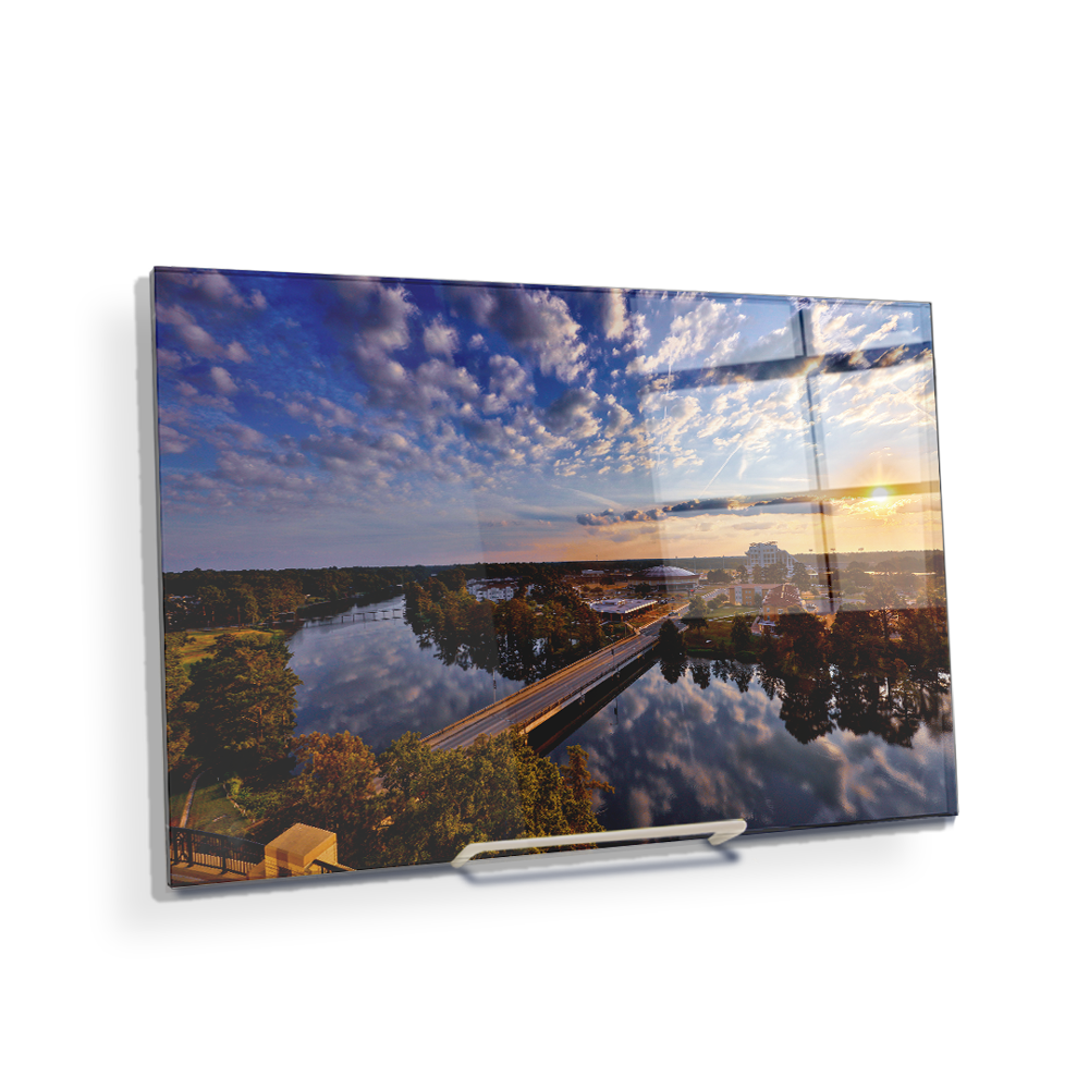 Louisiana Monroe Warhawks - Campus Sunrise - College Wall Art #Canvas