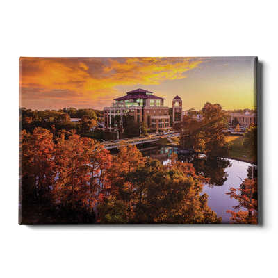 Louisiana Monroe Warhawks - Fall Bayou from Above - College Wall Art #Canvas