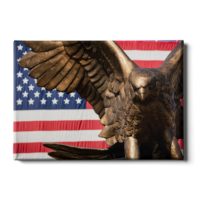 Louisiana Monroe Warhawks - Warhawk Stars and Stripes - College Wall Art #Canvas