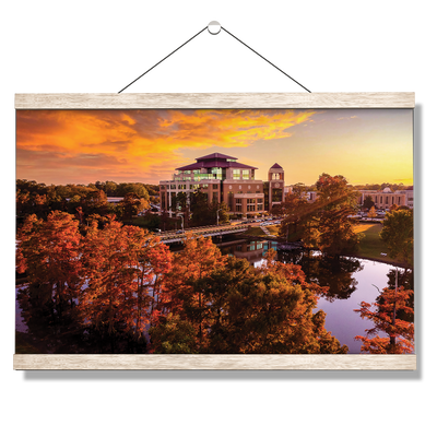 Louisiana Monroe Warhawks - Fall Bayou from Above - College Wall Art #Hanging Canvas