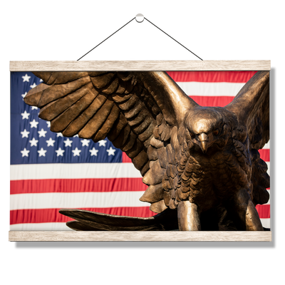 Louisiana Monroe Warhawks - Warhawk Stars and Stripes - College Wall Art #Hanging Canvas