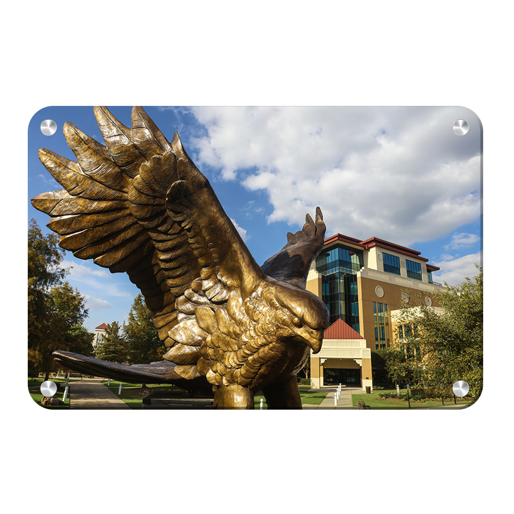 Louisiana Monroe Warhawks - Warhawk Statue - College Wall Art #Canvas