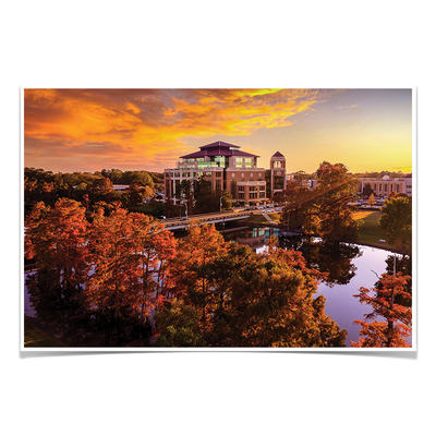 Louisiana Monroe Warhawks - Fall Bayou from Above - College Wall Art #Photo Posters