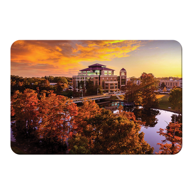 Louisiana Monroe Warhawks - Fall Bayou from Above - College Wall Art #PVC