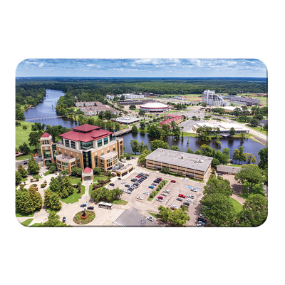 Louisiana Monroe Warhawks - Campus Aerial - College Wall Art #PVC