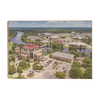 Louisiana Monroe Warhawks - Campus Aerial - College Wall Art #Wood Art