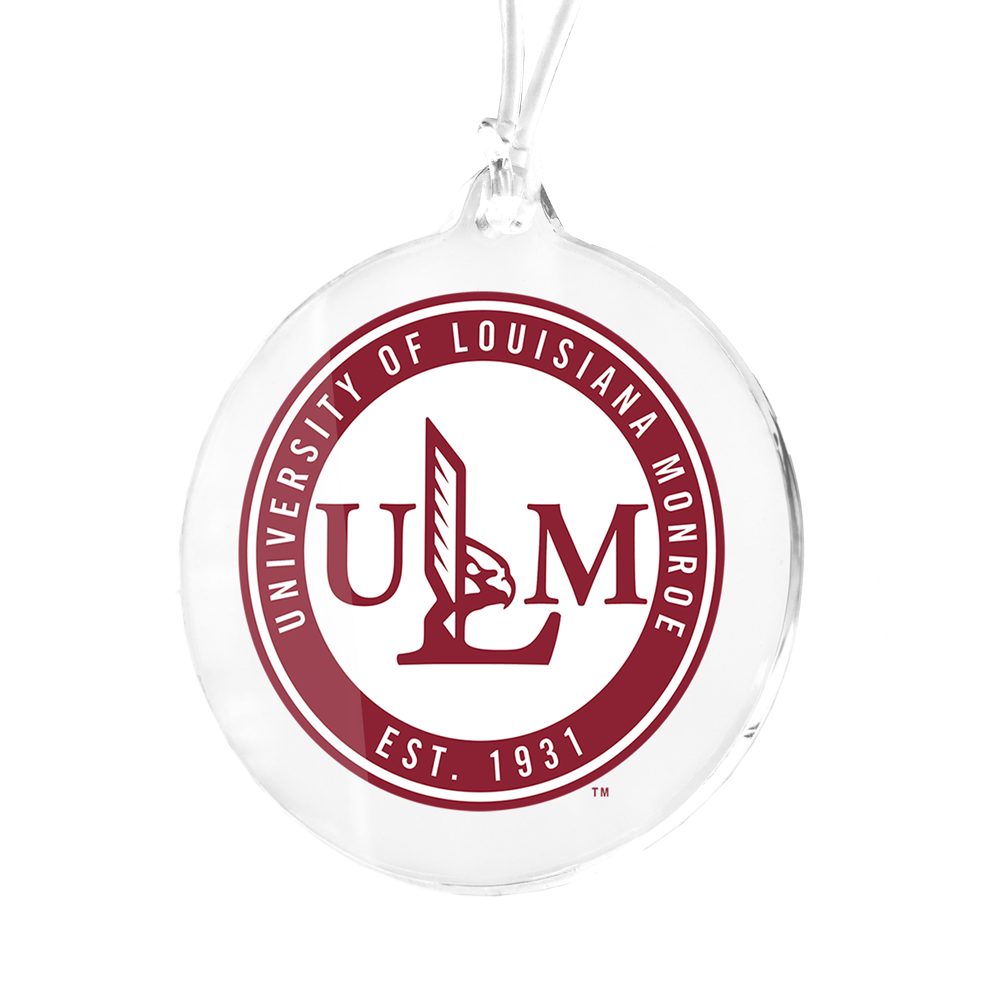 Louisiana Monroe Warhawks - ULM Academic Logo Bag Tag & Ornament