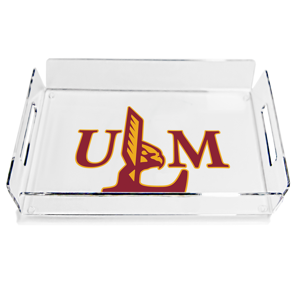 Louisiana Monroe Warhawks - Athletics Logo Decorative Serving Tray